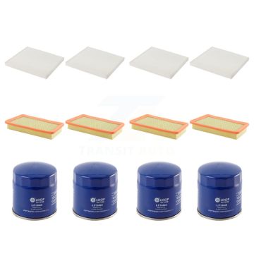 4x Air + 4x Cabin + 4x Engine Oil Filter (12 Total) Kit For 2015-2017 Chrysler 200 2.4L KFM-102289