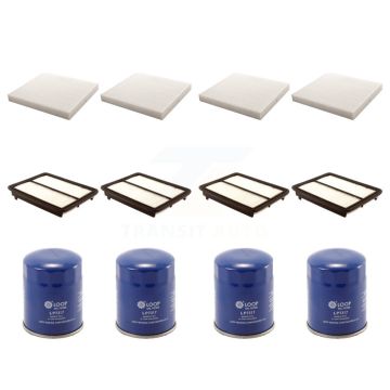 4x Air + 4x Cabin + 4x Engine Oil Filter (12 Total) Kit For Honda Accord Acura TL TSX KFM-102296