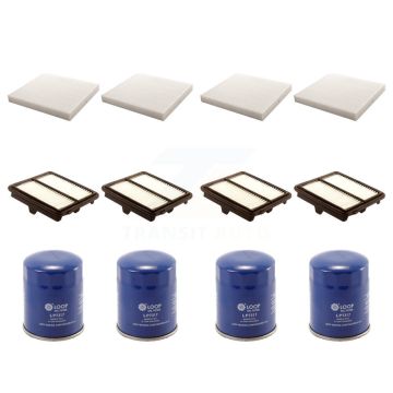 4x Air + 4x Cabin + 4x Engine Oil Filter (12 Total) Kit For Honda Civic Acura ILX 1.5L KFM-102299