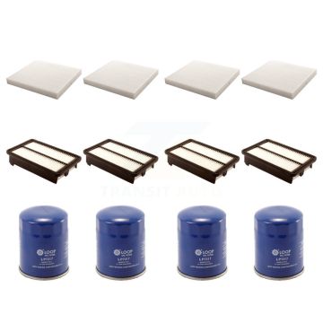 4x Air + 4x Cabin + 4x Engine Oil Filter (12 Total) Kit For Honda Civic Acura ILX 2.4L KFM-102300