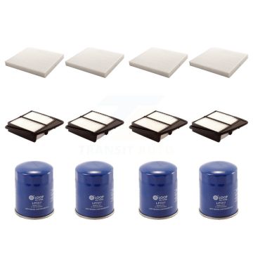 4x Air + 4x Cabin + 4x Engine Oil Filter (12 Total) Kit For Acura TSX KFM-102306