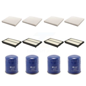 4x Air + 4x Cabin + 4x Engine Oil Filter (12 Total) Kit For 2013-2018 Acura RDX KFM-102309