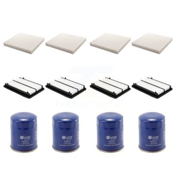 4x Air + 4x Cabin + 4x Engine Oil Filter (12 Total) Kit For 2014-2020 Acura RLX KFM-102312