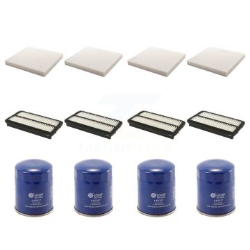 4x Air + 4x Cabin + 4x Engine Oil Filter (12 Total) Kit For 2014-2015 Acura MDX KFM-102314
