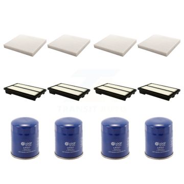 4x Air + 4x Cabin + 4x Engine Oil Filter (12 Total) Kit For 2015-2020 Acura TLX 3.5L KFM-102316