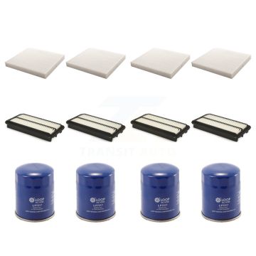 4x Air + 4x Cabin + 4x Engine Oil Filter (12 Total) Kit For Honda Pilot Acura MDX KFM-102318