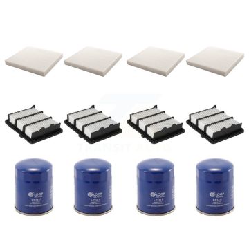 4x Air + 4x Cabin + 4x Engine Oil Filter (12 Total) Kit For 2018-2022 Honda Accord 1.5L KFM-102320