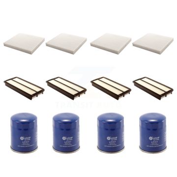 4x Air + 4x Cabin + 4x Engine Oil Filter (12 Total) Kit For Honda Accord Acura TL RL KFM-102322