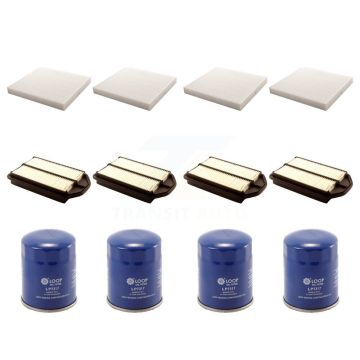 4x Air + 4x Cabin + 4x Engine Oil Filter (12 Total) Kit For 2007-2009 Honda CR-V KFM-102327