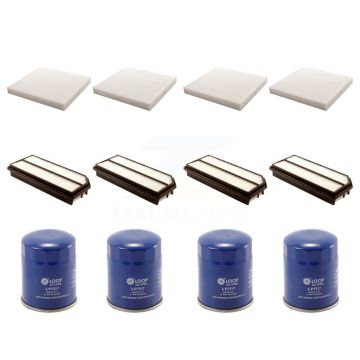 4x Air + 4x Cabin + 4x Engine Oil Filter (12 Total) Kit For 2007-2008 Acura TL KFM-102328