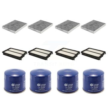 4x Air + 4x Cabin + 4x Engine Oil Filter (12 Total) Kit For Kia Sorento KFM-102331