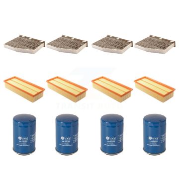 4x Air + 4x Cabin + 4x Engine Oil Filter (12 Total) Kit For Volkswagen Tiguan Jetta Audi KFM-102334