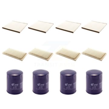 4x Air + 4x Cabin + 4x Engine Oil Filter (12 Total) Kit For Toyota Camry Solara 2.4L KFM-102344