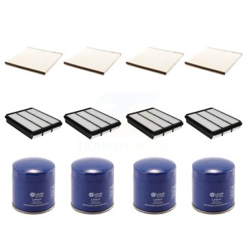 4x Air + 4x Cabin + 4x Engine Oil Filter (12 Total) Kit For 2006-2009 Lexus GX470 4.7L KFM-102346
