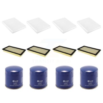 4x Air + 4x Cabin + 4x Engine Oil Filter (12 Total) Kit For Ford Explorer Taurus Lincoln KFM-102349