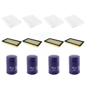 4x Air + 4x Cabin + 4x Engine Oil Filter (12 Total) Kit For 2009 Ford Flex Taurus 3.5L KFM-102350