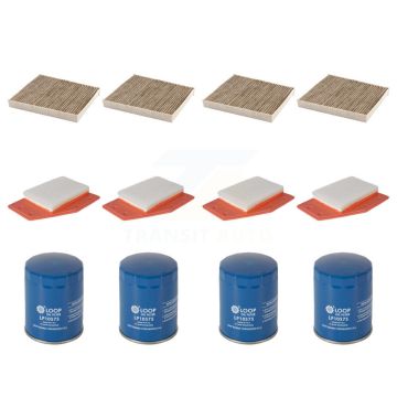 4x Air + 4x Cabin + 4x Engine Oil Filter (12 Total) Kit For 2017 Buick LaCrosse 3.6L KFM-102356