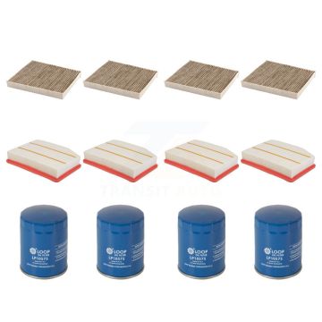 4x Air + 4x Cabin + 4x Engine Oil Filter (12 Total) Kit For GMC Chevrolet Silverado 1500 KFM-102359