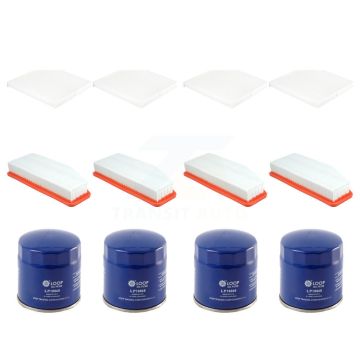 4x Air + 4x Cabin + 4x Engine Oil Filter (12 Total) Kit For 2019-2022 Jeep Cherokee 2.0L KFM-102365