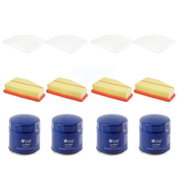 4x Air + 4x Cabin + 4x Engine Oil Filter (12 Total) Kit For 2019-2022 Jeep Cherokee 2.4L KFM-102366