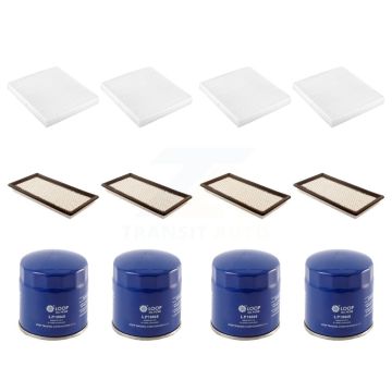 4x Air + 4x Cabin + 4x Engine Oil Filter (12 Total) Kit For Jeep Dodge Caliber Patriot KFM-102375