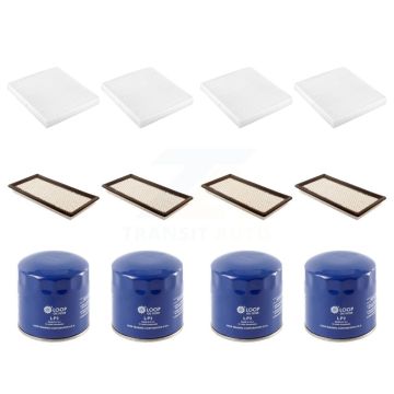 4x Air + 4x Cabin + 4x Engine Oil Filter (12 Total) Kit For Dodge Caliber KFM-102378