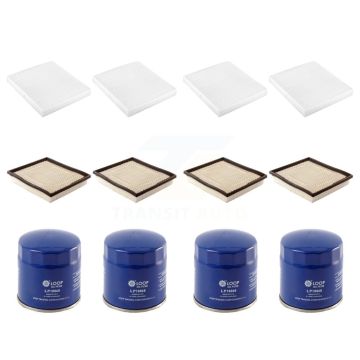 4x Air + 4x Cabin + 4x Engine Oil Filter (12 Total) Kit For Chrysler Sebring Dodge KFM-102379