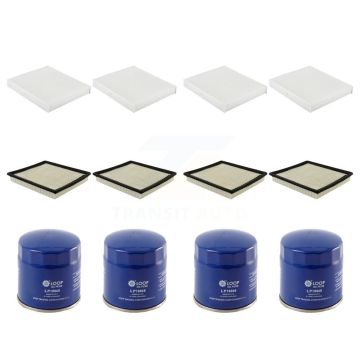 4x Air + 4x Cabin + 4x Engine Oil Filter (12 Total) Kit For Cadillac XTS KFM-102380