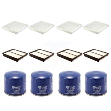 4x Air + 4x Cabin + 4x Engine Oil Filter (12 Total) Kit For Kia Optima KFM-102383