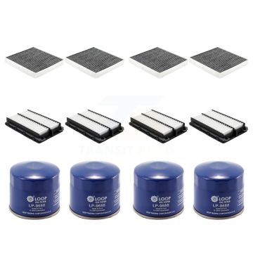 4x Air + 4x Cabin + 4x Engine Oil Filter (12 Total) Kit For Hyundai Elantra KFM-102390