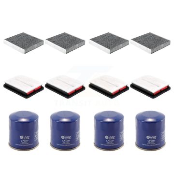 4x Air + 4x Cabin + 4x Engine Oil Filter (12 Total) Kit For Nissan Kicks Versa 1.6L KFM-102394