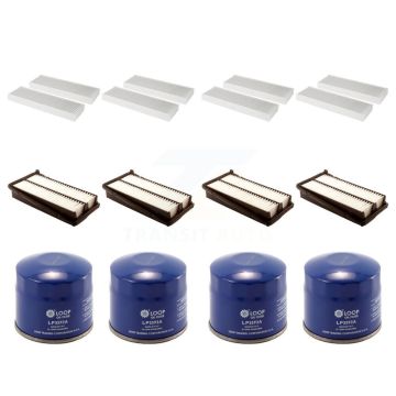 4x Air + 4x Cabin + 4x Engine Oil Filter (12 Total) Kit For Honda Accord Acura TL CL KFM-102399