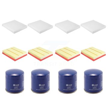 4x Air + 4x Cabin + 4x Engine Oil Filter (12 Total) Kit For 2019-2023 Ford Ranger 2.3L KFM-102402