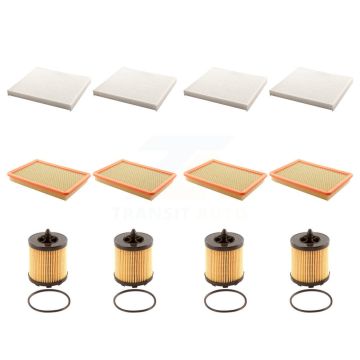 4x Air + 4x Cabin + 4x Engine Cartridge Oil Filter (12 Total) Kit For Saturn Ion KFM-102409