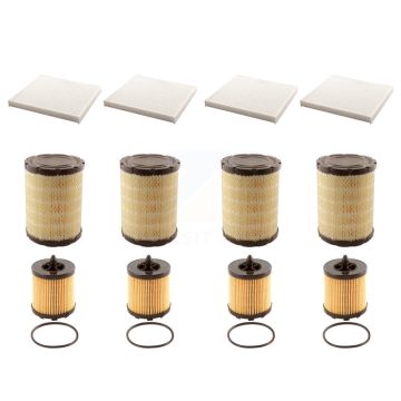 4x Air + 4x Cabin + 4x Engine Cartridge Oil Filter (12 Total) Kit For Saturn Ion 2.0L KFM-102410