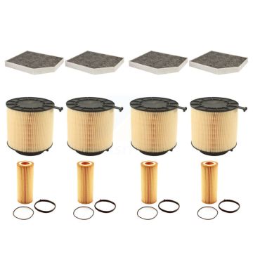 4x Air + 4x Cabin + 4x Engine Cartridge Oil Filter (12 Total) Kit For Audi Q5 S4 S5 SQ5 KFM-102420