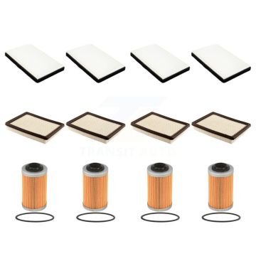 4x Air + 4x Cabin + 4x Engine Cartridge Oil Filter (12 Total) Kit For Oldsmobile Intrigue KFM-102431