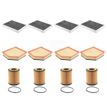 4x Air + 4x Cabin + 4x Engine Cartridge Oil Filter (12 Total) Kit For Volvo XC70 XC60 S60 KFM-102437