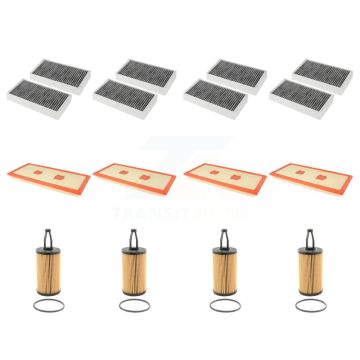 4x Air + 4x Cabin + 4x Engine Cartridge Oil Filter (12 Total) Kit For Mercedes-Benz R350 KFM-102451