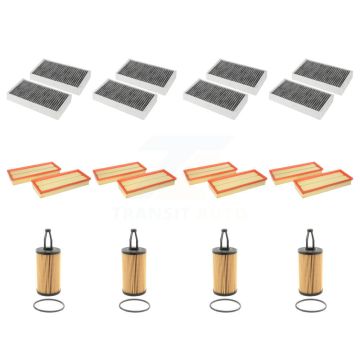 4x Air + 4x Cabin + 4x Engine Cartridge Oil Filter (12 Total) Kit For Mercedes-Benz R350 KFM-102461