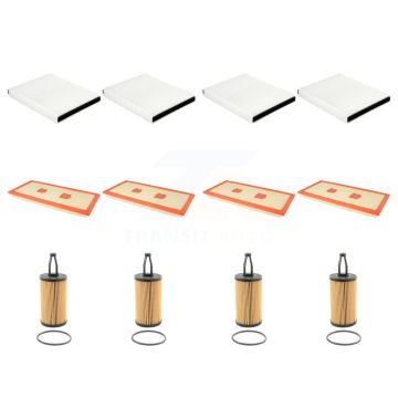 4x Air + 4x Cabin + 4x Engine Cartridge Oil Filter (12 Total) Kit For Mercedes-Benz ML350 KFM-102464