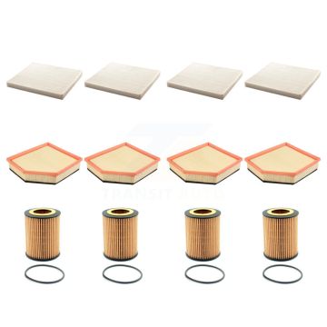 4x Air + 4x Cabin + 4x Engine Cartridge Oil Filter (12 Total) Kit For Volvo XC70 3.0L KFM-102475