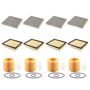 4x Air + 4x Cabin + 4x Engine Cartridge Oil Filter (12 Total) Kit For Lexus NX200t KFM-102486