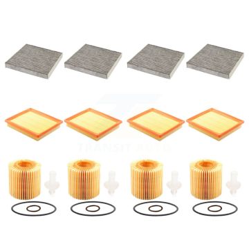 4x Air + 4x Cabin + 4x Engine Cartridge Oil Filter (12 Total) Kit For Lexus NX300h KFM-102487