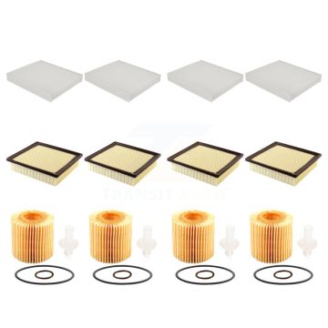 4x Air + 4x Cabin + 4x Engine Cartridge Oil Filter (12 Total) Kit For Lexus RX350 RX350L KFM-102492