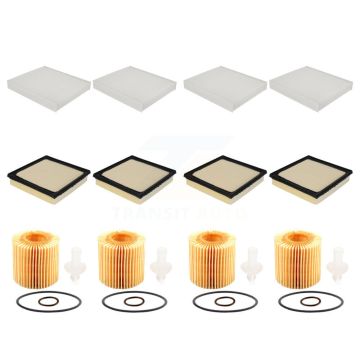 4x Air + 4x Cabin + 4x Engine Cartridge Oil Filter (12 Total) Kit For Toyota Camry Lexus KFM-102495