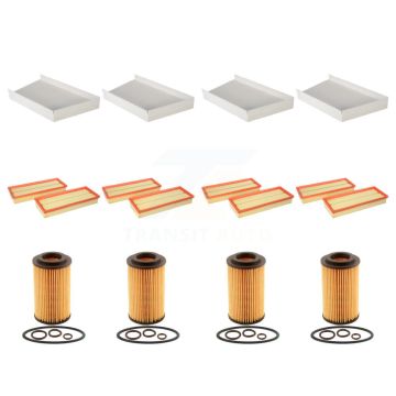 4x Air + 4x Cabin + 4x Engine Cartridge Oil Filter (12 Total) Kit For Mercedes-Benz C240 KFM-102501
