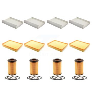 4x Air + 4x Cabin + 4x Engine Cartridge Oil Filter (12 Total) Kit For Dodge Sprinter 2500 KFM-102506