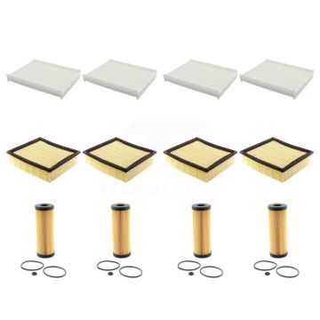 4x Air + 4x Cabin + 4x Engine Cartridge Oil Filter (12 Total) Kit For Ford F-150 2.7L KFM-102508