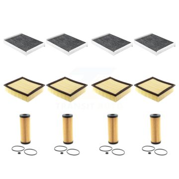 4x Air + 4x Cabin + 4x Engine Cartridge Oil Filter (12 Total) Kit For Ford F-150 2.7L KFM-102510